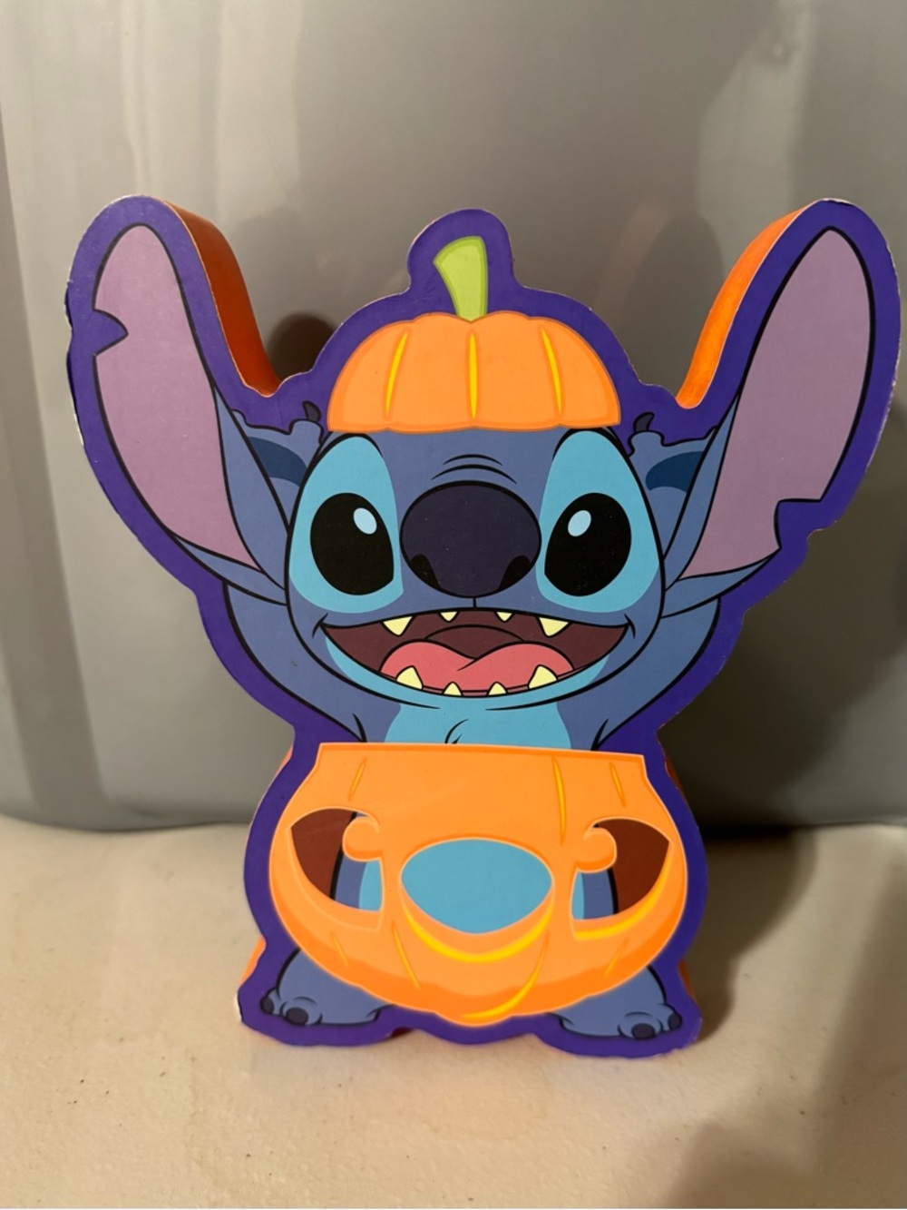 🏝️Disney Stitch Halloween Pumpkin wall hanging or can stand